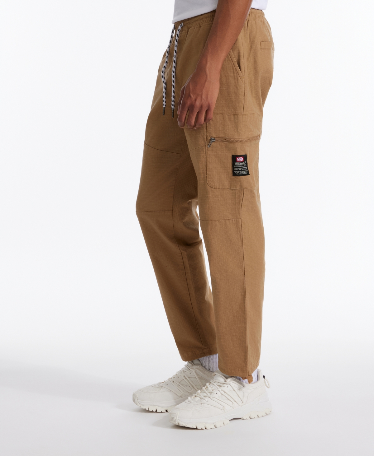 Ecko Unltd . Left Sides Cargo Jogger In Dark Khaki