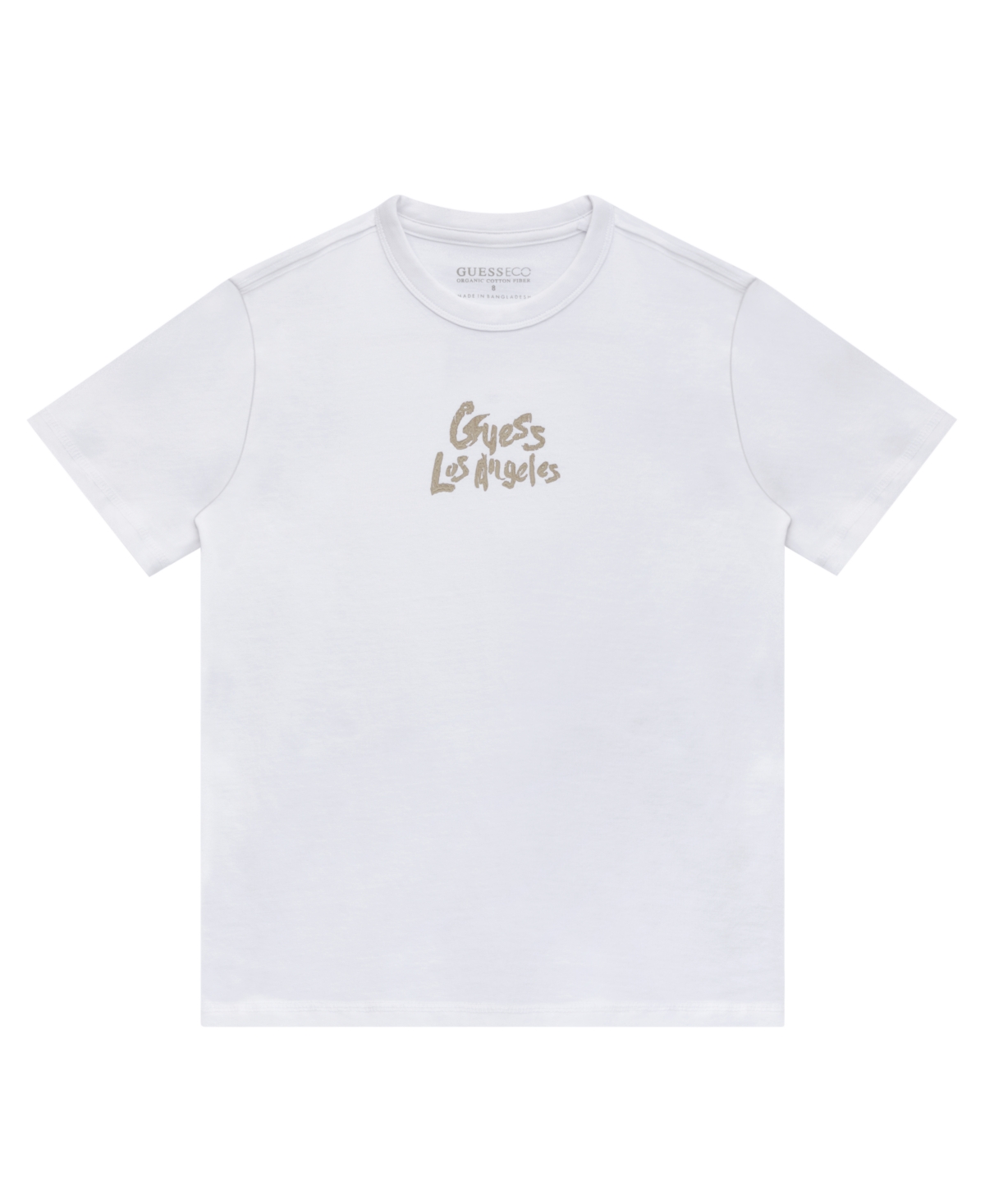 Guess Big Boys Oversize Short Sleeve T-shirt In White