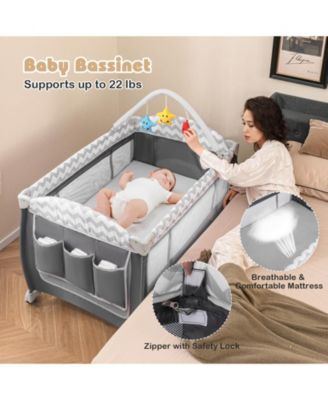 Baby 3 in 1 Playard Portable Nursery Center