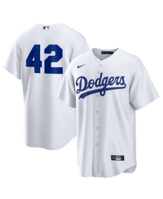 Nike - Men's White Los Angeles Dodgers Home 2025 Jackie Robinson Day Replica Jersey