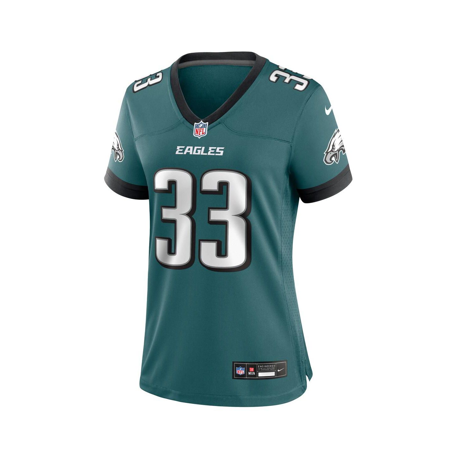 Женский топ Nike Cooper DeJean Midnight Green Philadelphia Eagles Team Game Jersey — фото 5