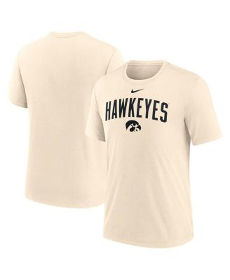 Nike - Men's Cream Iowa Hawkeyes Natural Arch Logo Triblend T-Shirt