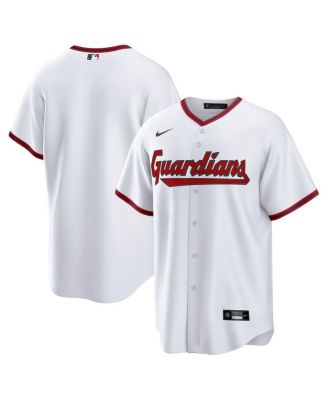 Nike - Men's White Cleveland Guardians Home Home Blank Replica Jersey