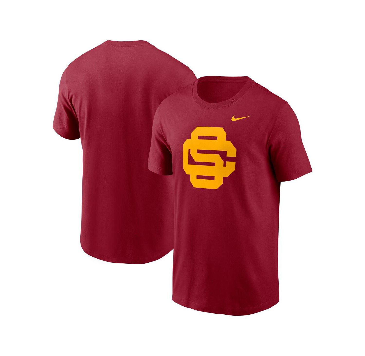 Men's Cardinal USC Trojans Baseball Logo T-Shirt
