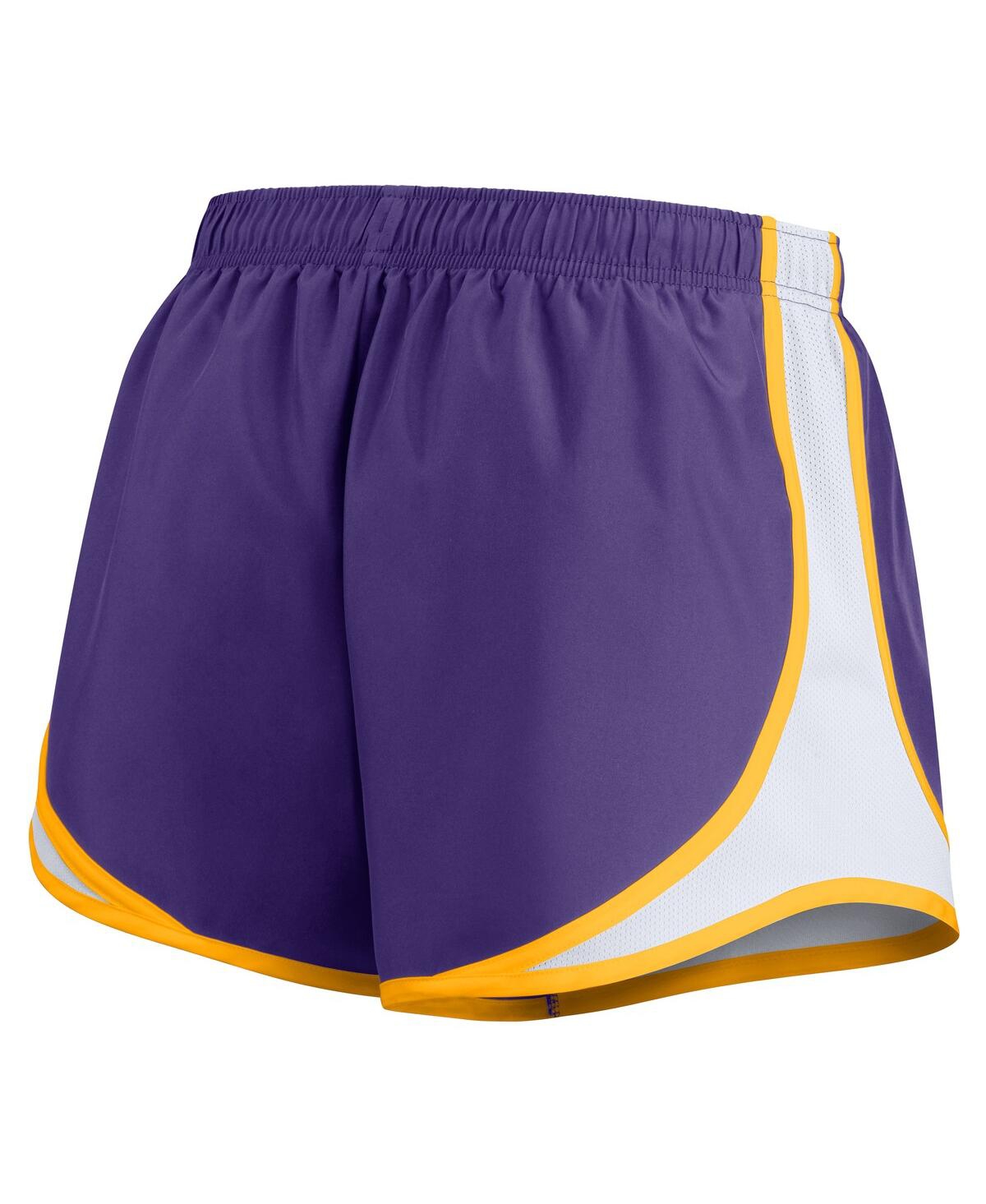 Nike Women's Purple Lsu Tigers Spring Break Tempo Performance Shorts In Purple