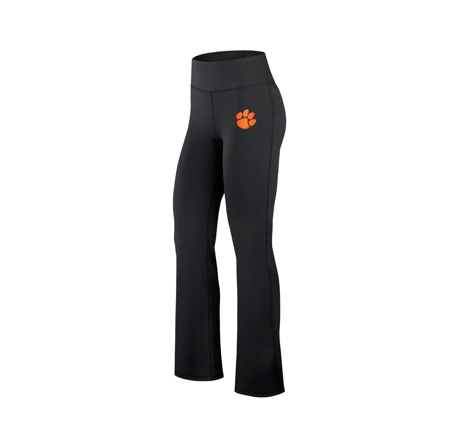 Women's Black Clemson Tigers Training Camp Maxed Out Flare Leggings
