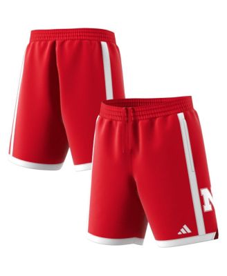 adidas - Men's Scarlet Nebraska Huskers Swingman Replica Basketball Shorts