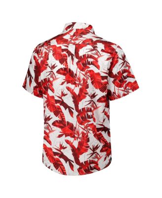 Men's Red Kansas City Chiefs Sunnyvale Blooms Camp Button-Up Shirt