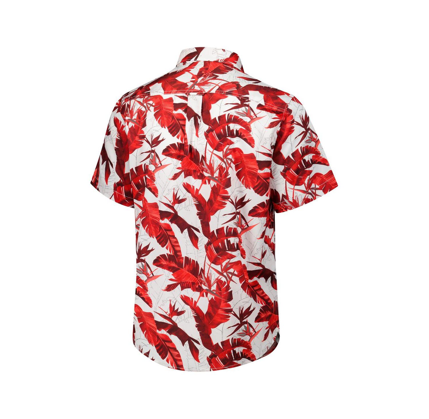 Men's Red Kansas City Chiefs Sunnyvale Blooms Camp Button-Up Shirt