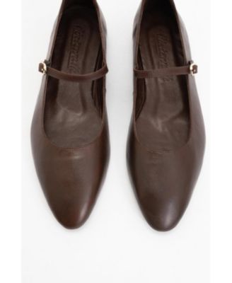 Lara Leather Mary Jane Flats
