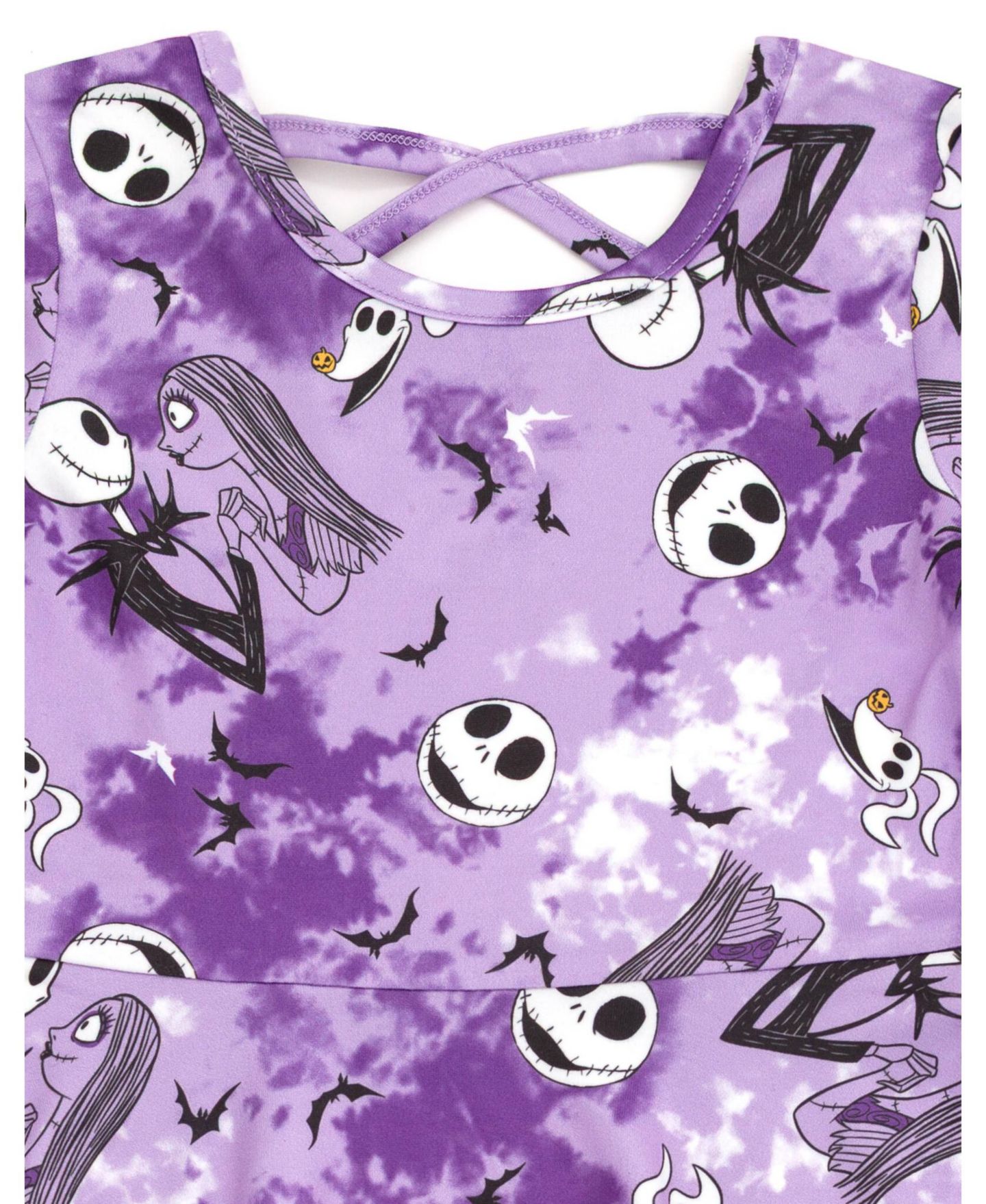 Платья Nightmare Before Christmas 2-Pack Skater Dresses для девочек, цвет: Фиолетовый серый — фото 5