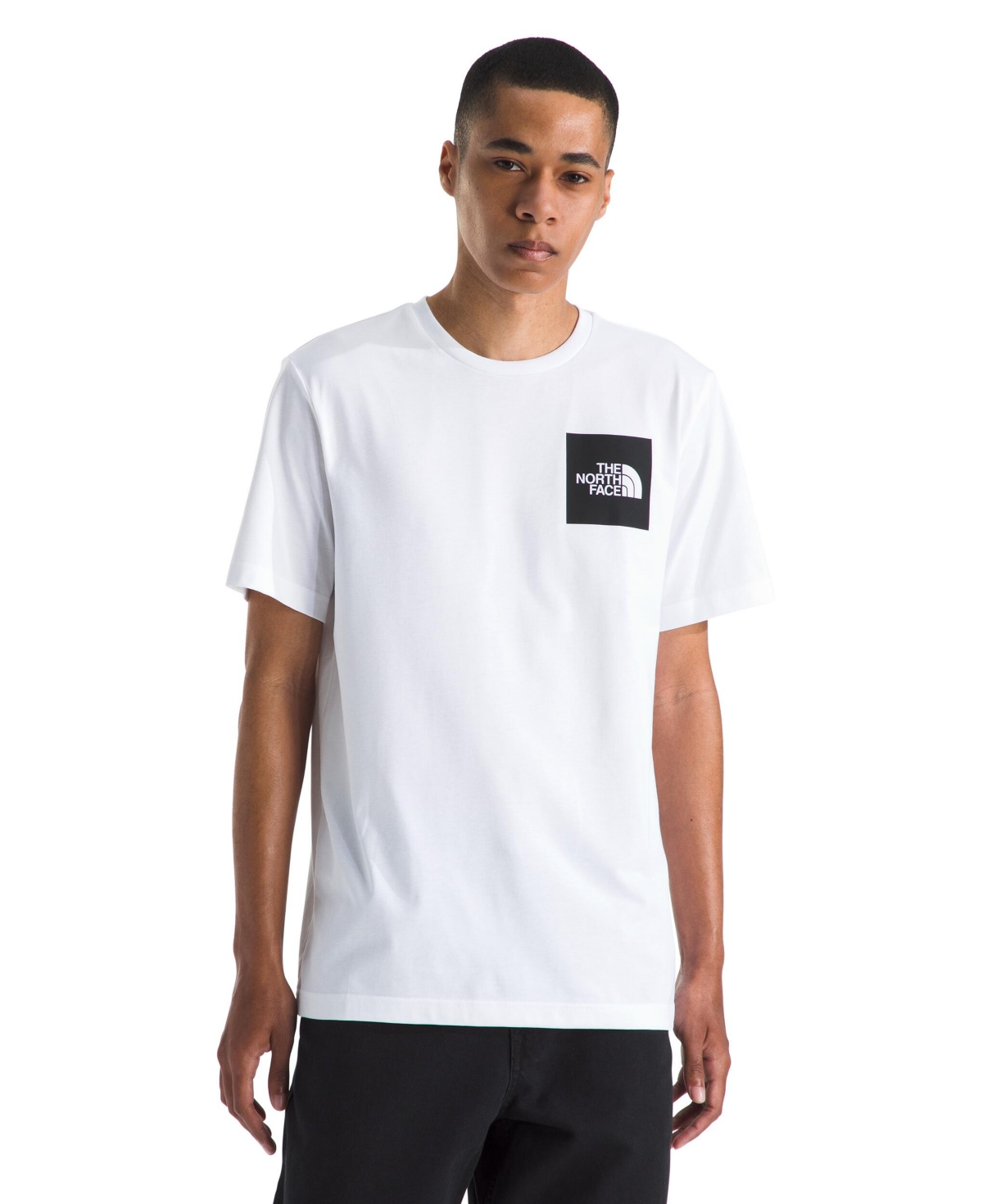 Shop The North Face Men's Short Sleeve Fine T-shirt In White