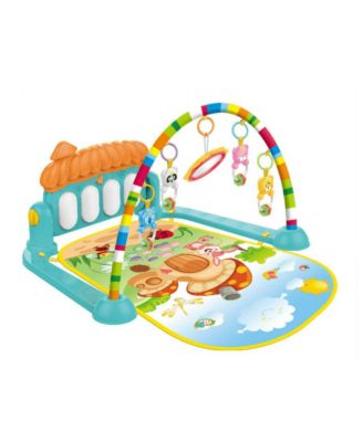 Baby Play Mat Newborn Piano Toys Music Mirror Gym Floor Playmat Infants
