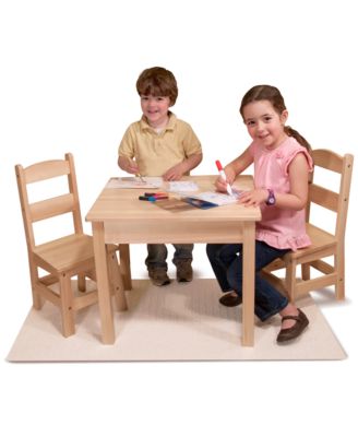 Wooden Table & Chairs Set