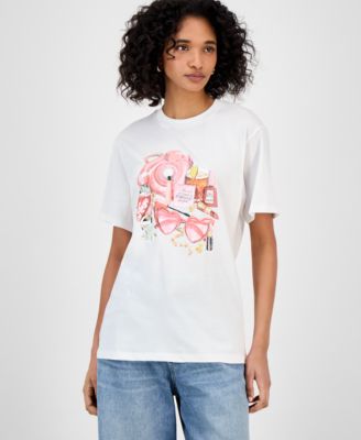 HUGO - Women's Cotton Graphic T-Shirt