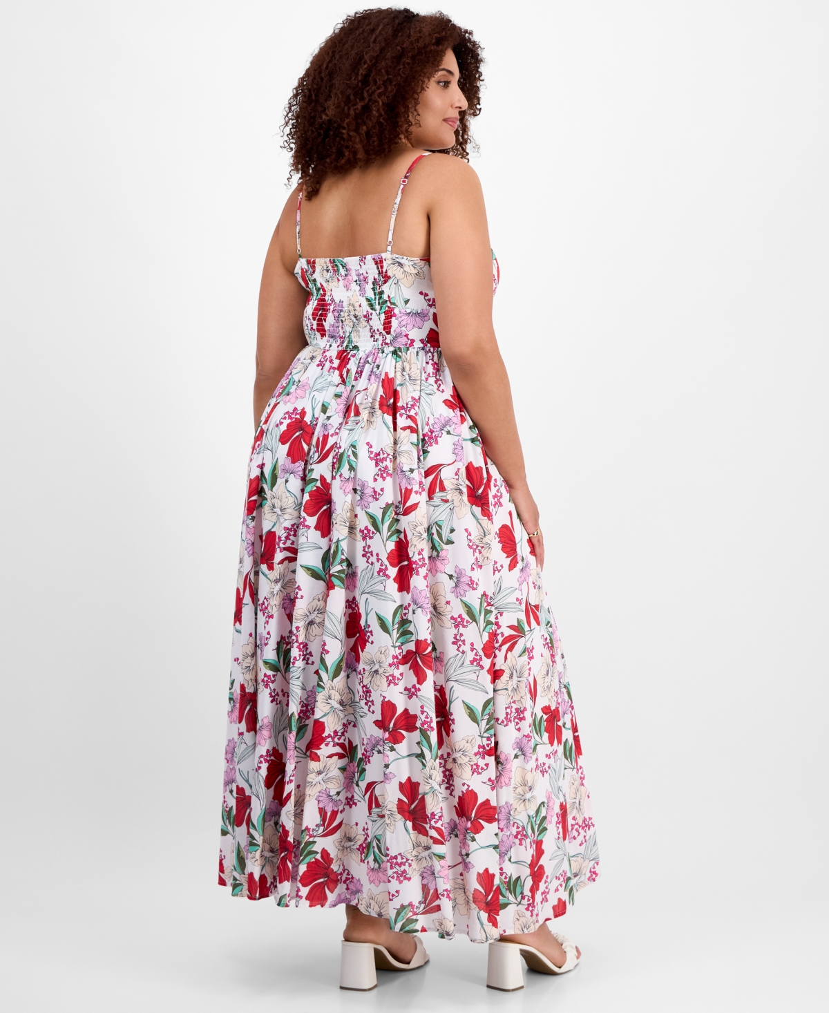 On 34th Plus Size Delicate Garden Maxi Dress, Exclusively At Macy's