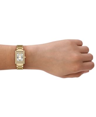 Women's Gold-Tone Stainless Steel Bracelet Watch 22mm