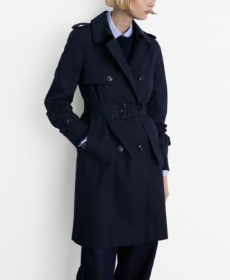 Women's Belted Classic Trench Coat