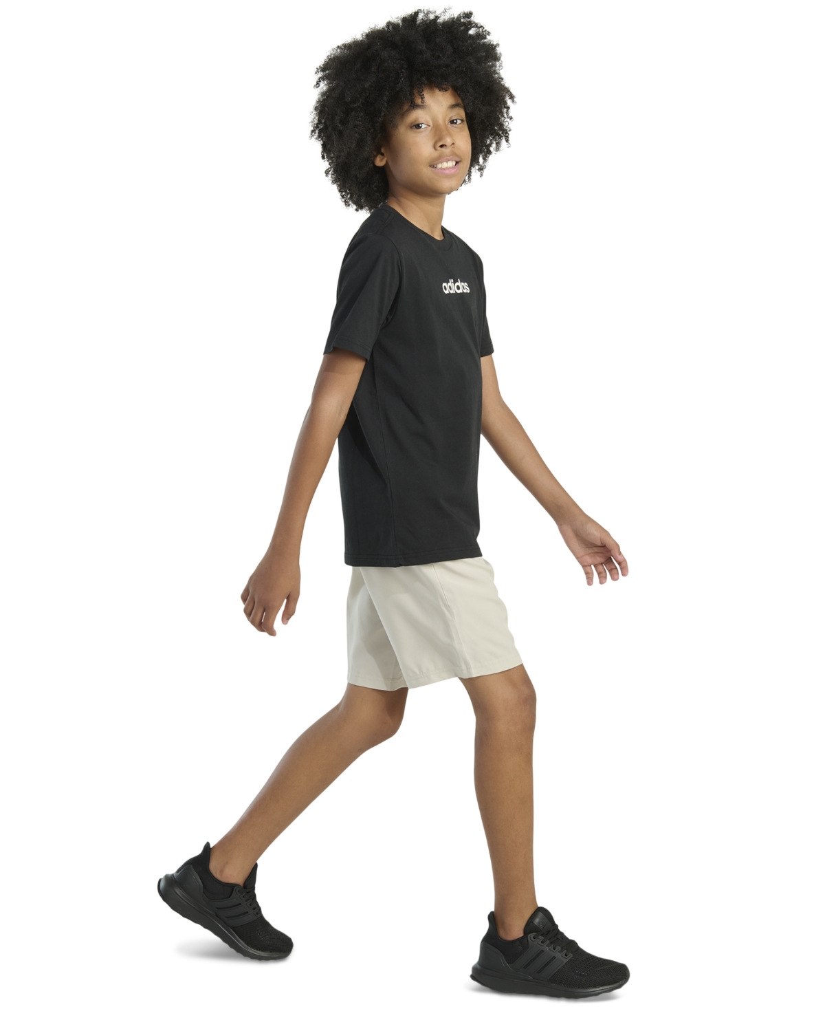 Adidas Originals Big Boys Short-sleeve T-shirt And Cargo Woven Shorts, 2 Piece Set