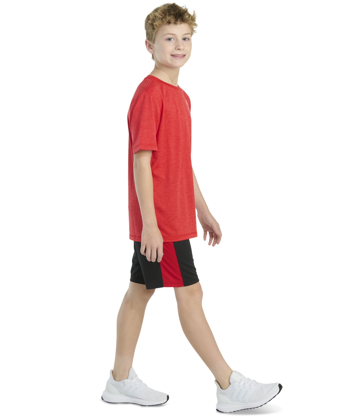 Adidas Originals Big Boys 2-piece Short Sleeve T-shirt And Shorts Set
