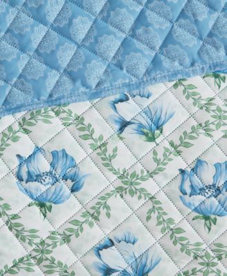 Olivia Floral 4-Pc. Quilt and Tote Sets