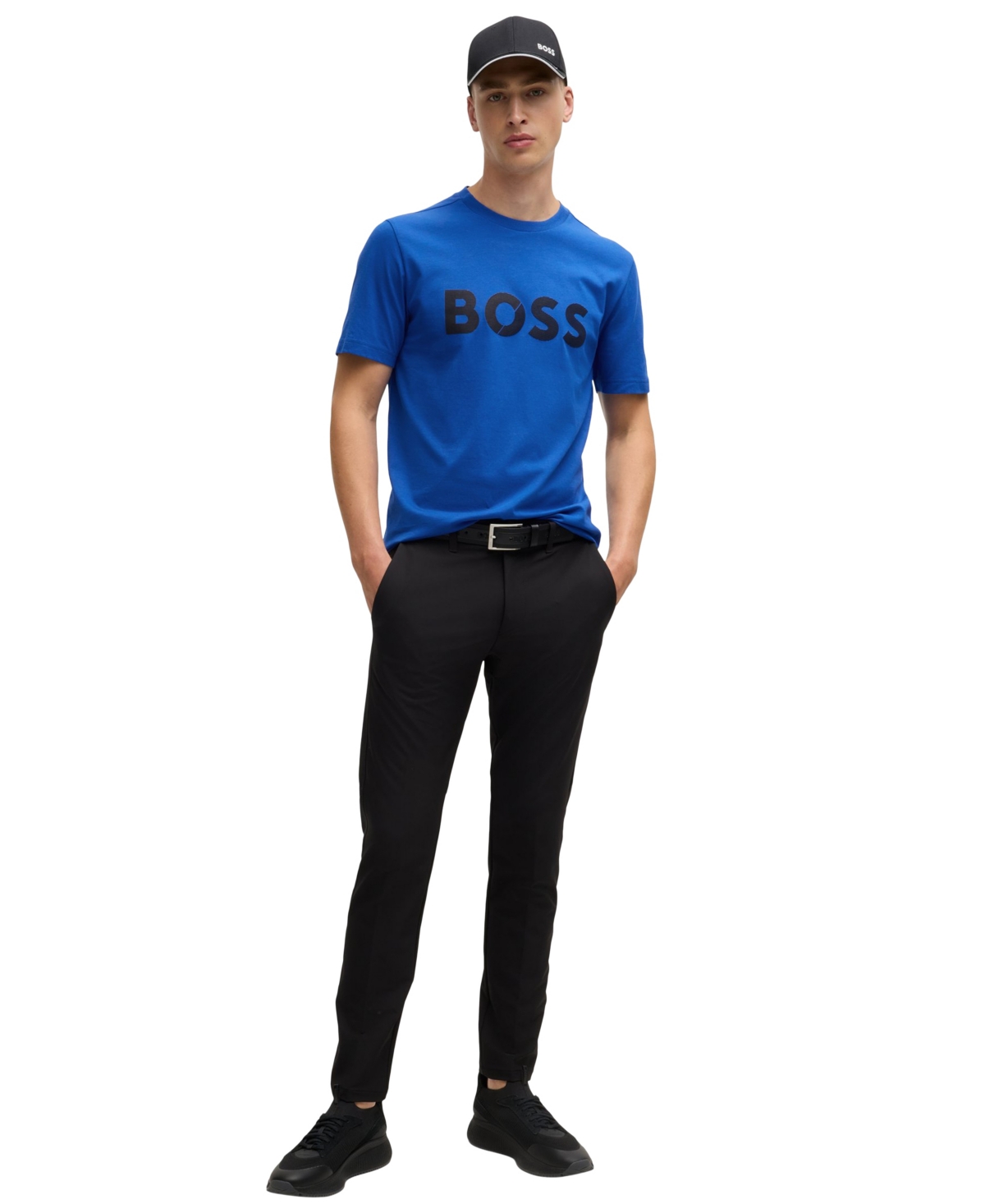 Boss by Hugo Boss Men's Large Logo Regular-Fit T-Shirt