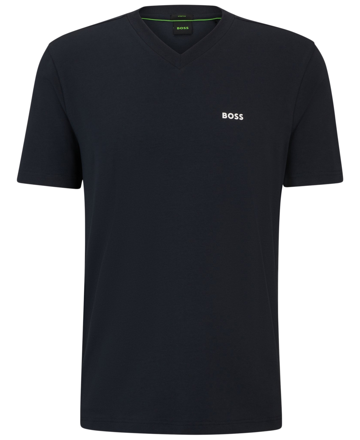 Hugo Boss Boss By  Men's Contrast Logo Regular-fit T-shirt In Blue