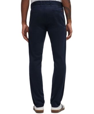 Men's Stretch-Cotton Satin Slim-Fit Chinos