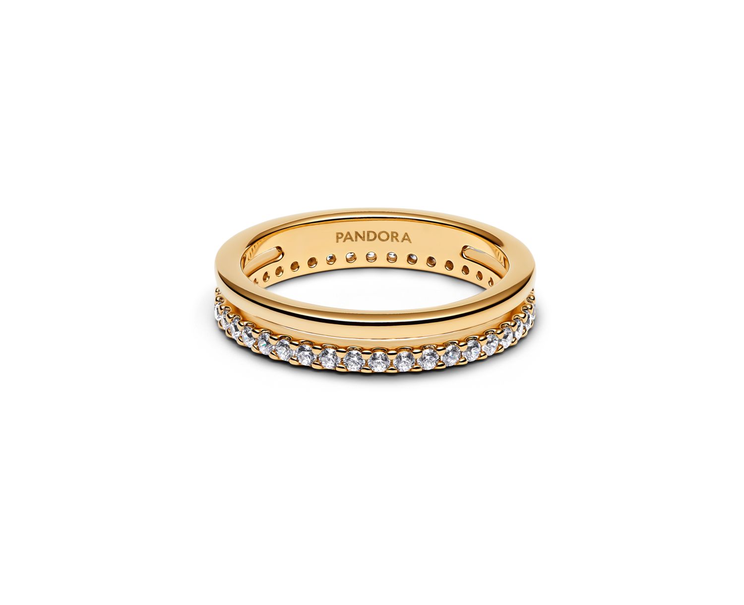 Double Band 14K Gold-Plated Ring