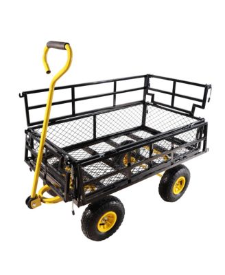 Wagon Cart Garden cart trucks make it easier to transport firewood