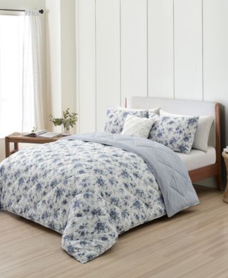 Layla Floral-Print 4-Pc, Comforter Sets