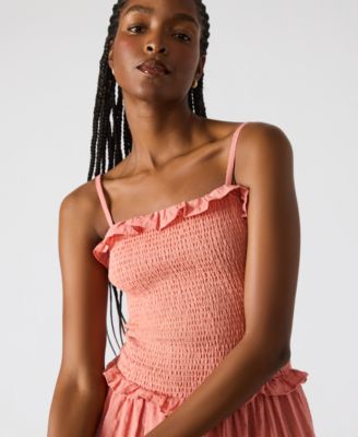 Women's Nash Smocked Tiered Midi Dress