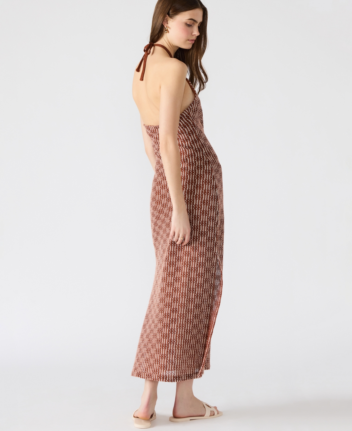 Steve Madden Tatum Halter Midi Dress