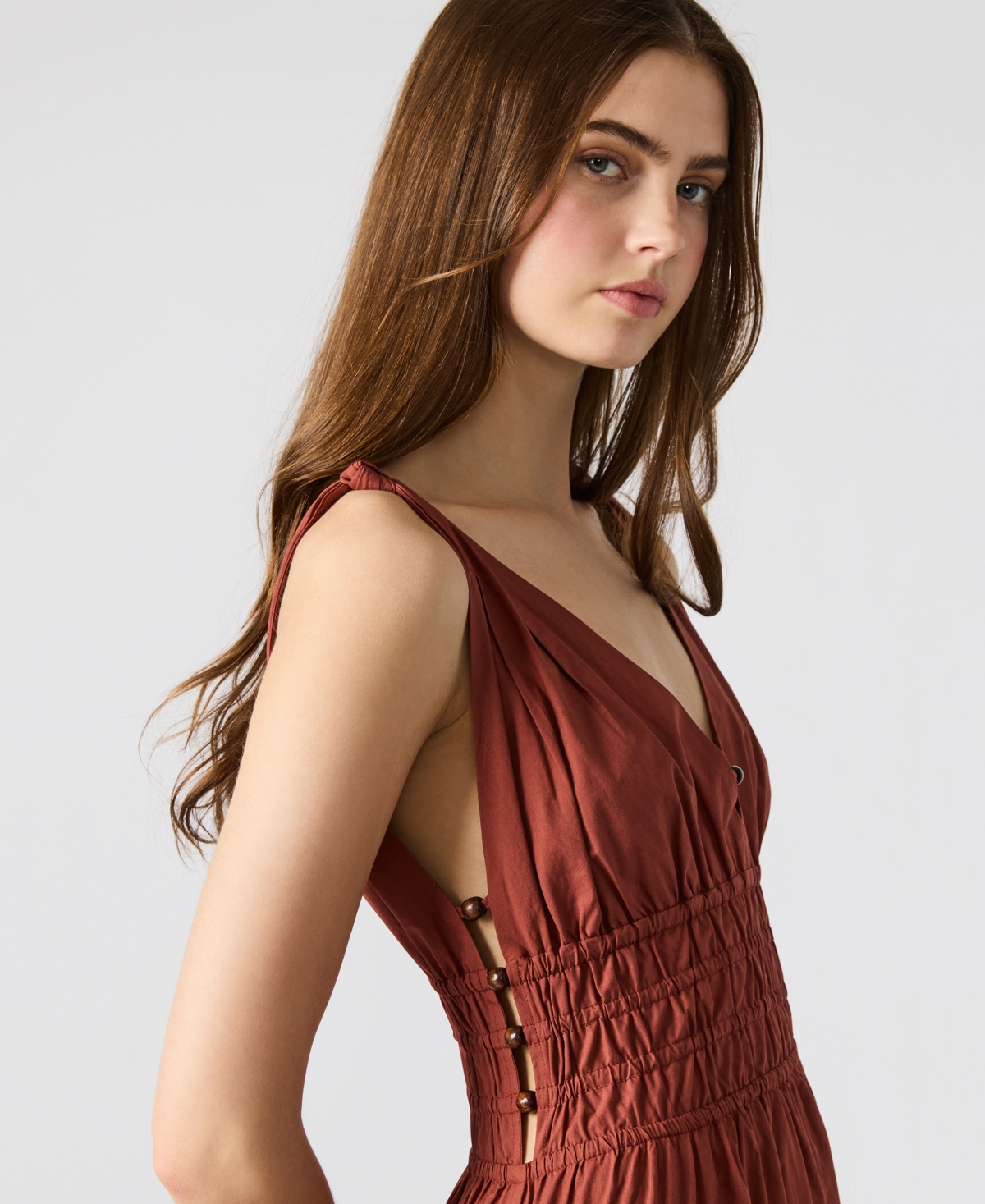 Steve Madden Women's Kassie Cotton Midi Dress