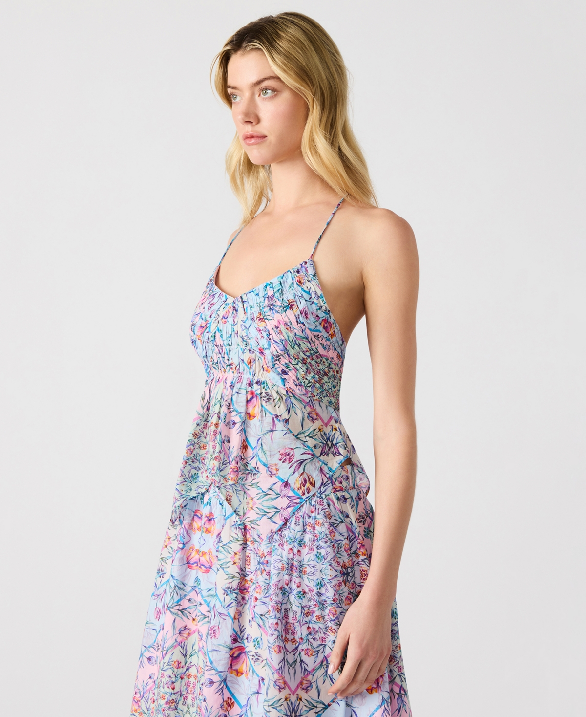 Steve Madden Women's Brianna Handkerchief-hem Top In Multi