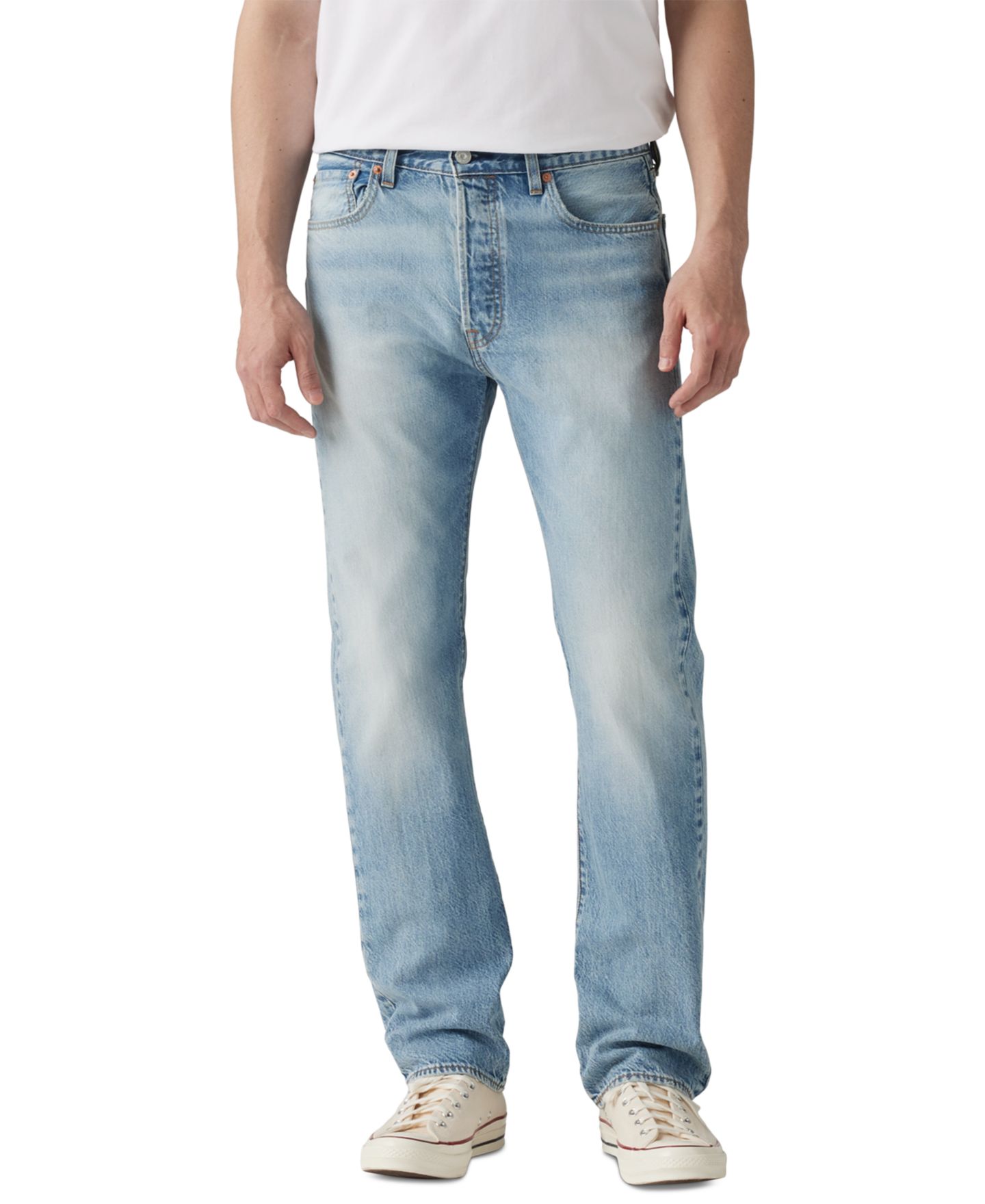 Мужские джинсы Levi's 501 Original Straight-Fit Lightweight Denim Jeans, цвет: Stay Zen — фото 1