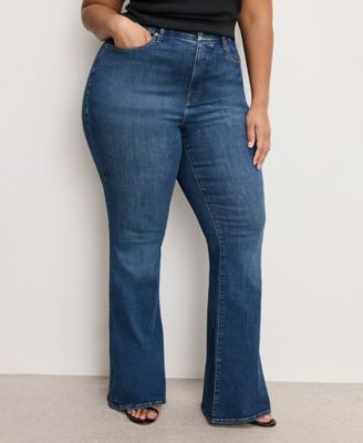 Women's Good Legs Flare Jeans, Regular & Plus Size