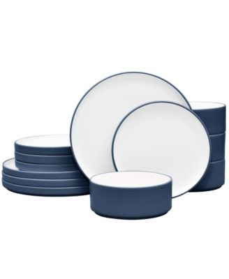 Colortex Stone 12-Piece Dinnerware Set, Service for 4