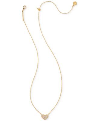 2-Pc. Set Pav&eacute; Heart 19" Necklaces