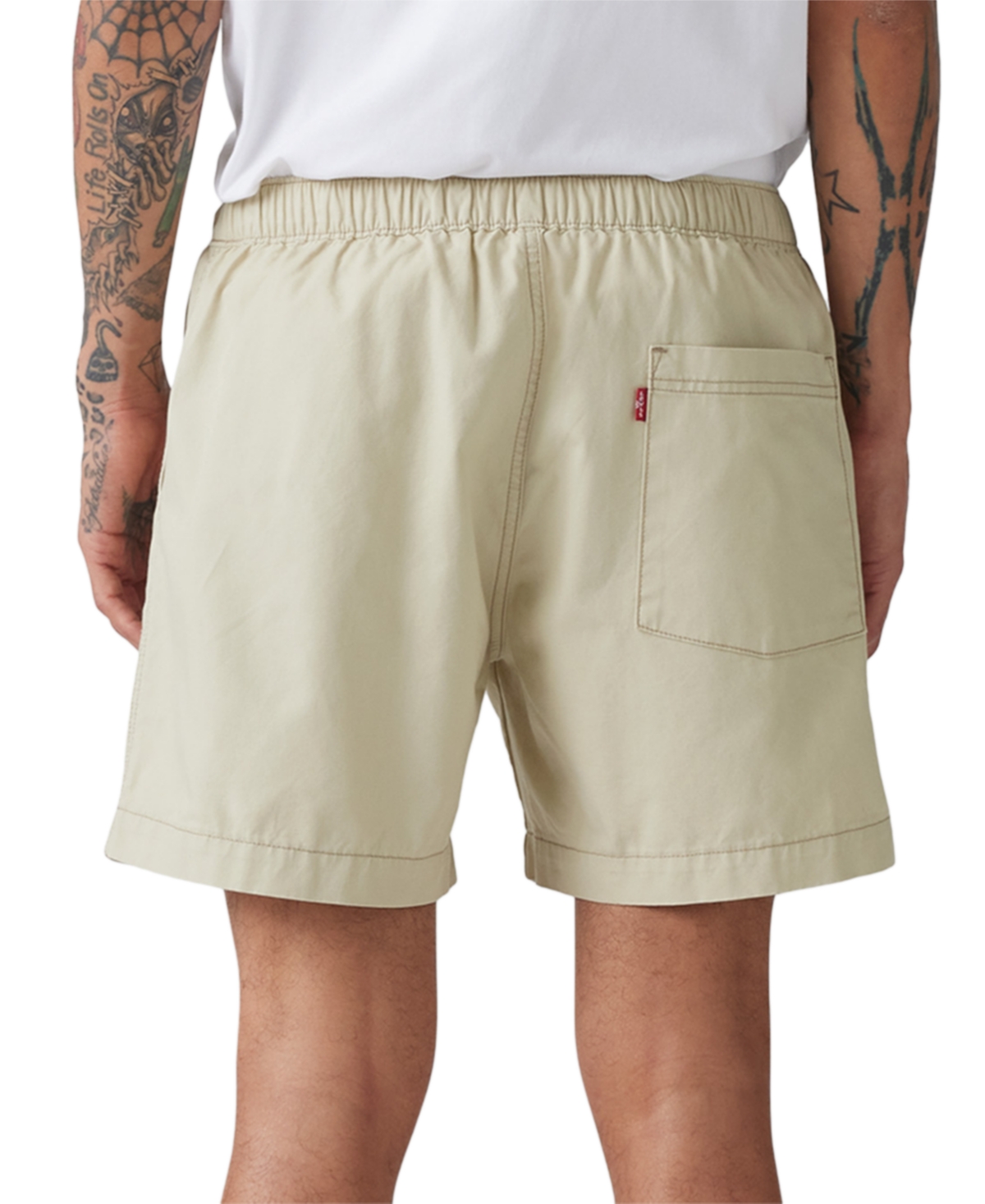 Levi's Men's Relaxed-fit Drawstring Shorts In Tidal Foam