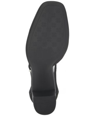 Women's Kanira Square-Toe Stacked Heel Pumps