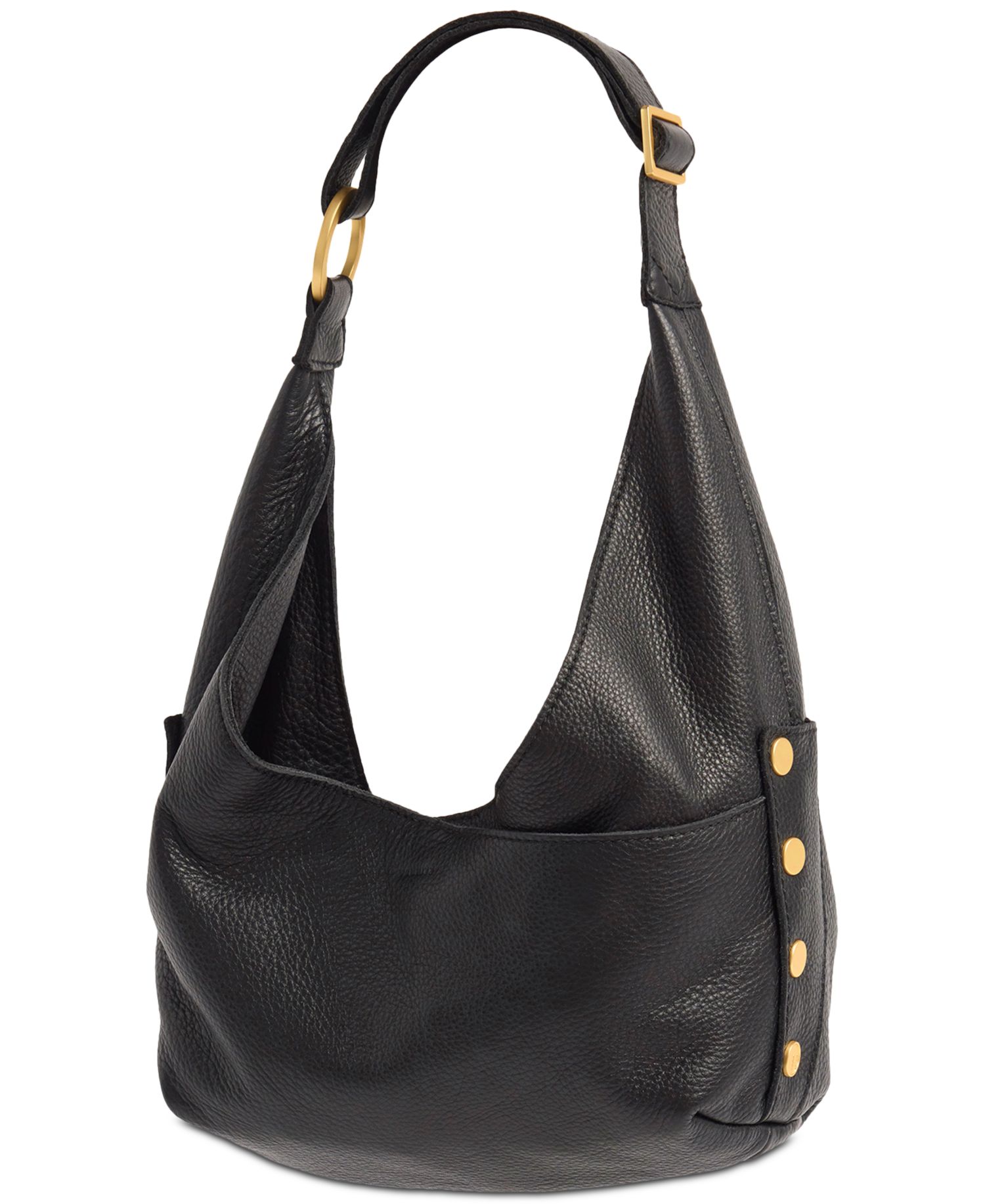 Tom Zipper Small Leather Hobo Handbag