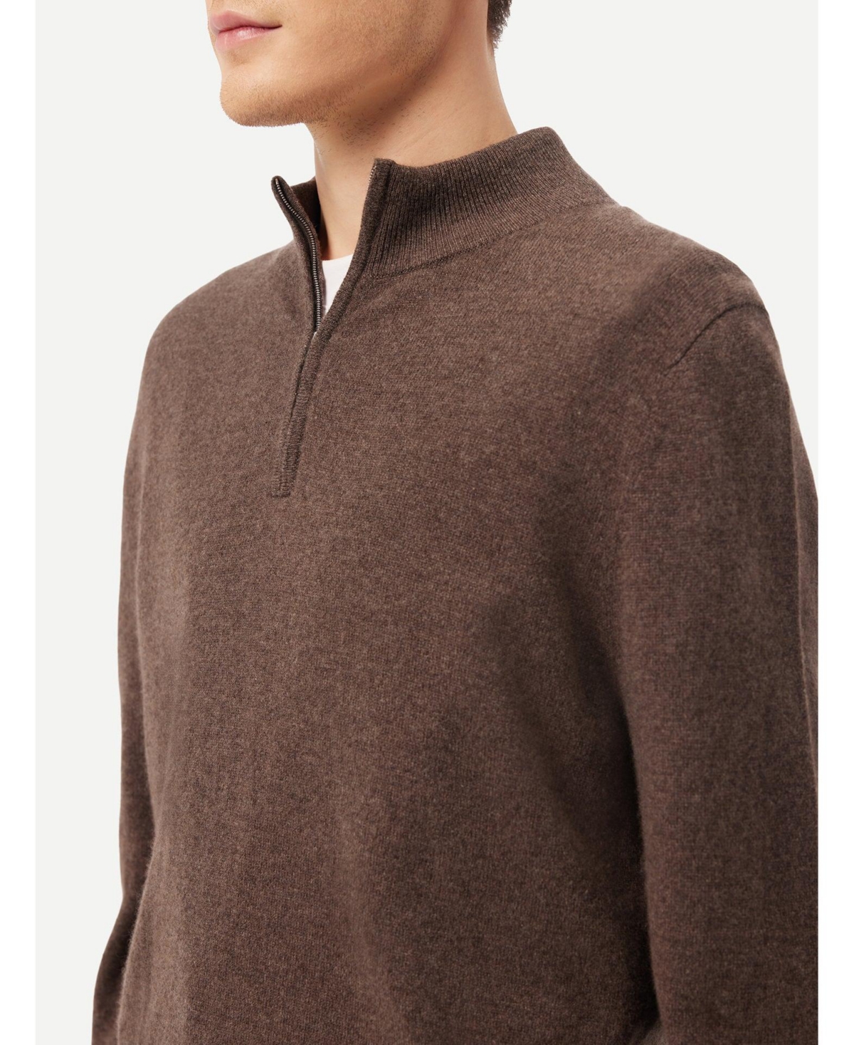 Gobi Cashmere Men's Half-Zip Sweater