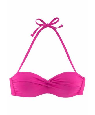 Women's Twist Bandeau Bikini Swimsuit Top Bra Sizing