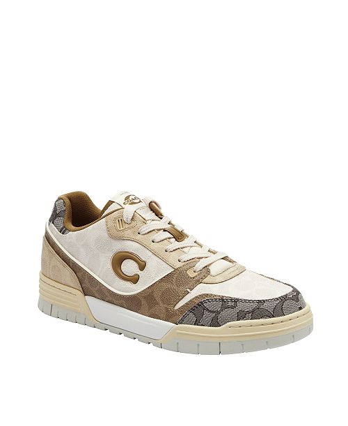 alfani COACH Men's Soho Mixed Signature Sneakers Men's Shoes
