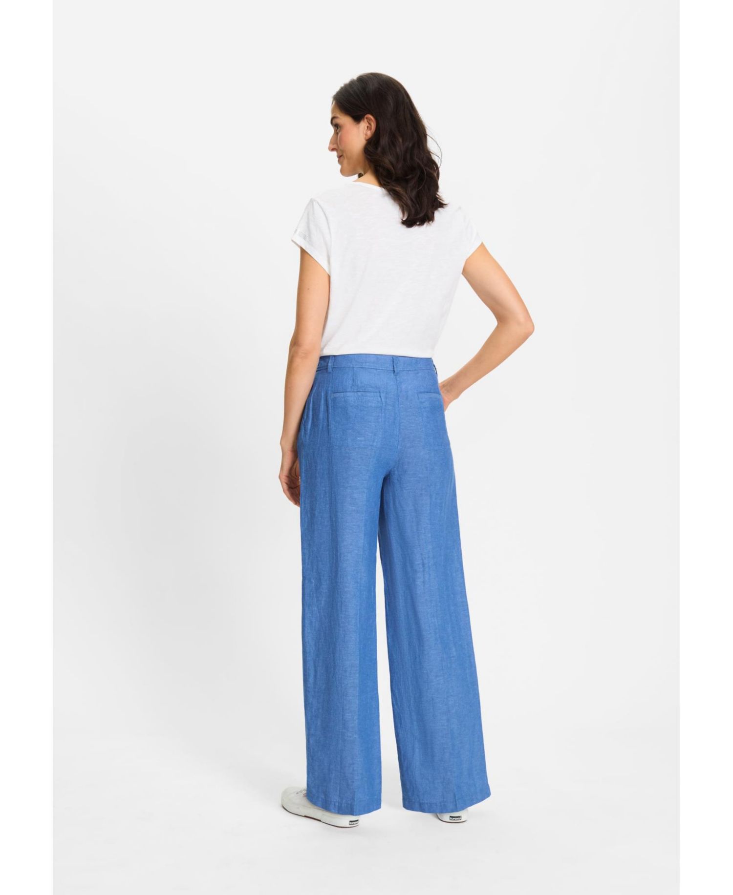 Women's Anna Fit Wide Leg Pleated Trouser