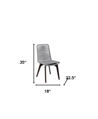 Set of Two Solid Wood Dining Chairs – Perfect Outdoor Seating for Deck & Patio