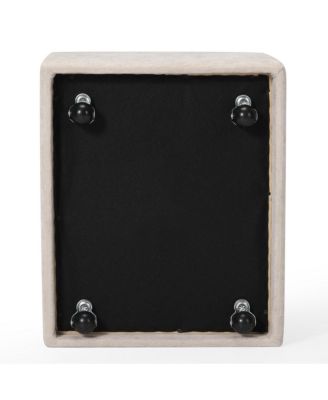 Modern Upholstered Chenille Armless Dining Chairs With Casters 2 PC