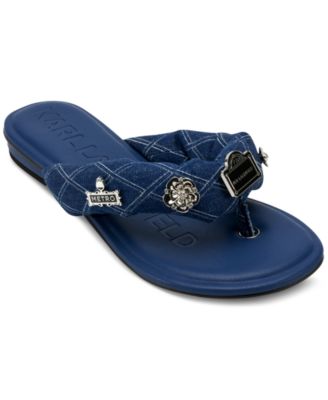 KARL LAGERFELD PARIS - Women's Ceejay Rue Embellished Sandals