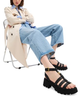 Sculpted "C" Platform Fisherman Lug Sandals